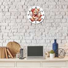 Weddings Teddy, Abstract Wall Clock, Bedroom Wall Decor, Home Decor And Accessories, Great Gift Idea For Men
