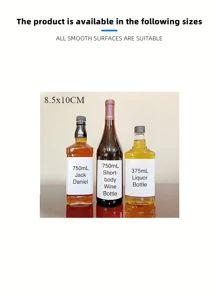 1/2/4/6/12PCS Wedding Proposal Wine Labels Custom Photo Stickers - Waterproof "Will You Be My Bridesmaid" Gift Set For Bachelorette Party/Bridal Shower/Rehearsal Dinner, Maid Of Honor Anniversary Gifts, Engagement Party Favors Couple Gifts For Her/Him Black & White Design