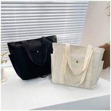 NYAYEO 1pc Personalized Tote Bag, Shoulder Bag, Casual Shopping Bag, Suitable For Work, Travel, Multipurpose, Lightweight, Practical, Anniversary, Christmas, Vacation, Suitable For Outdoor/Commute/Travel/School/Outing/Sports/Shopping/Daily Use