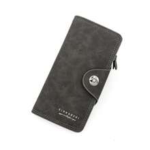 1 PC Personalized Customized Letter Name Men's Wallet, ID Bag Credit Card Bag, Long Retro Card Bag Business PU Wallet, Casual Magnetic Buckle Wallet, Suitable For Relatives, Friends, Lovers, Couples, Parents, Father's Day, Valentine's Day - Multicolor - View 5