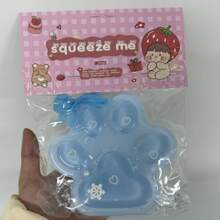 1 件手工制作大号 Taba 猫爪海盐坐立不安玩具大号猫爪柔软挤压玩具，用于缓解爪子压力