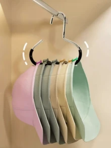 Set de 3 organizadores de almacenamiento de gorras, estantería colgante para gorras en el interior del armario del dormitorio, soporte multifuncional para exhibir sombreros - Multicolor - Ver 6