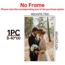 1件个性化帆布画框定制海报印刷 - 用您的照片打造专属墙面艺术 - 个性化照片海报，可选画框，慢生活风格，多功能，耐用，装饰性强，可重复使用，精致，高品质，色彩丰富，现代时尚，可定制，个性化，独一无二，是送给她、男友、爸爸、妈妈、家人、朋友的理想礼物，也适合茶室、家居、花园、办公室等场合，例如周年纪念日、情人节、母亲节、父亲节、毕业典礼、乔迁之喜等，定制墙面艺术，家居焕新 - 彩色 - 查看 11