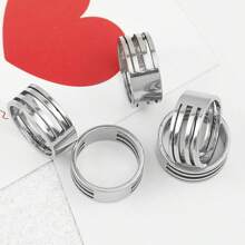 1/2/3/5/10 dụng cụ mở vòng nhảy bằng thép không gỉ, dùng để làm đồ trang sức, thủ công DIY, kìm mũi tròn - Vòng hở bằng thép không gỉ - Xem 2