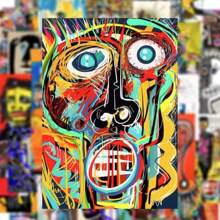 50pcs Abstract Art Poster Graffiti Stickers, Waterproof Decals For Phone Cases, Laptops, Luggage, Guitars, Motorcycles, Funny Jesus/Funny Design