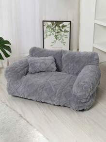 1 Pc All-Season Removable & Washable Pet Sofa Cat/Dog Bed Puppy Keep Dog Bed Cat Bed Easy To Clean - Khaki - View 8