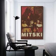 1 件无框墙面艺术海报流行歌手音乐歌手 Mitski 海报适用于房间美学帆布墙面艺术卧室装饰礼品卧室印刷品家居装饰挂画房间装饰墙壁艺术装饰海报印刷品壁画卧室客厅装饰办公室 - 彩色 - 查看 23