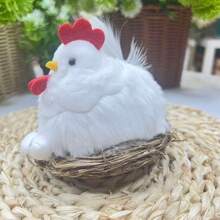 Flocage de poussins et de lapins en mousse de Pâques, décoration de maison, salon, cuisine, atmosphère, fournitures de vacances