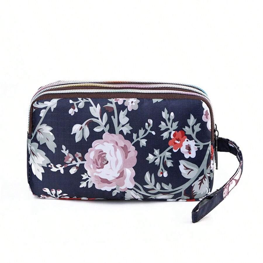 Women's 3-Layer Long Clutch Wallet, Large Capacity Key Holder, Casual Phone Wallet, Wristlet Pouch, Summer Ladies Handbag For Women Wallet Mini Wallet Purse Wallet Small Wallet Wristlet Wallet Travel Essential - Multicolor - View 1