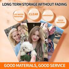 10pcs Personalized Photo Printing - Develop And Print Custom Photos, Phone Pictures, Digital Photos 6" Paper, Christmas, Thanksgiving, Father's Day, Pet Memorial, Birthday Gifts For Girlfriend/Boyfriend Bathroom, Living Room, Bedroom, Office, Tea Room, School, Home, For Anniversaries, For Birthdays, For Weddings, For Graduation, For Housewarming,Warm Ambience, Autumn Home Refresh, Xmas Decoration,Home Harmony - Photo Prints - 10pc - View 4