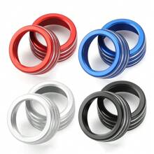 Car Air Conditioning Sound Knob Cover Interior Decoration For BMW 3 Series 2005-2013 E90 E91 E92 E93 320i 325i - A - View 7