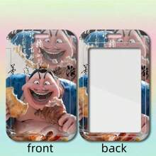 1pc Nezha Cartoon Card Holder, Student Flip Cover Bus Card ID Card Protective Case