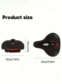 1pc Bicycle Seat Cushion, Extra Soft Padded Mountain Bike Saddle Shock Absorbing, Universal Bicycle Seat Accessory - Multicolor - View 5