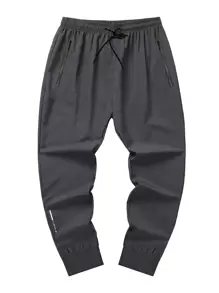 Men's Athletic Long Pants, Lightweight Ice Silk Breathable, Quick-Dry, New Summer Fitness Training Running Basketball Drawstring Slim Fit Workout Trousers
