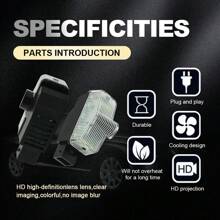 laky 2pcs Car LED Door Welcome Lights, Dedicated Use For Skoda Superb Skoda Kodiaq Models, Auto Sensor High Definition Pattern Projection Lights, Plug And Play, Convenient Installation, Car Modification Accessories