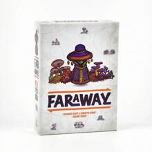 Faraway - Juego de cartas de aventuras de sobremesa, juego de cartas de exploración y estrategia ligera, material de papel de calidad, ideal para fiestas y reuniones - Juego de cartas adictivo adecuado para adultos, adolescentes, juegos de mesa familiares, juegos divertidos, juegos de cartas, ¡genial para noches familiares o de juegos!