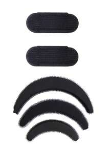 3 件时尚增高海绵新月刘海夹女士发饰，用于打造发型，美发工具 - 彩色 - 查看 11