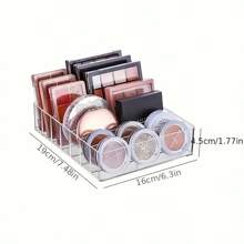 Makeup Storage Box, Suitable For Eyeshadow Palette Storage Box, 7-Segment Separation Makeup Palette Storage Box, For Dressing Table Drawer Countertop Modern Cosmetic Storage