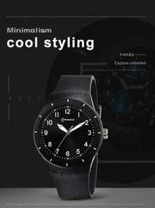 INS Style Boys' Simple Fashion Waterproof Luminous High-Quality Shockproof Anti-Fall Children's Watch