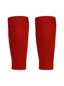 1 Pair/2 Pairs/4 Pairs/5 Pairs Unisex Outdoor Football Leg Sleeves, Elastic Breathable Knee Protection, Wear-Resistant Compression Leg Sleeves, Suitable For All Seasons - Multicolor - View 4