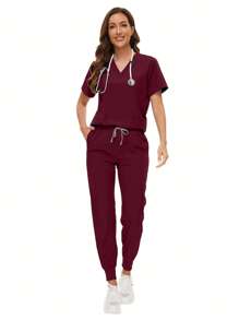 Scrubs Women Nursing Beauty SPA Uniforms Pet Clinic Store Veterinary Dentistry Work Clothes Set High-Quality Nurse Uniform