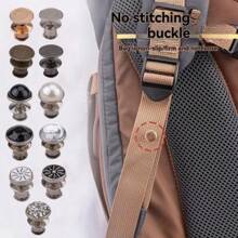 5 件/10 件裤腿固定夹，裤脚固定器防拖拽小工具，隐形裤脚固定器无需缝纫，适用于太阳帽、渔夫帽等帽子，配有绳扣 - 彩色 - 查看 5