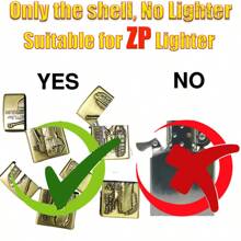 Estuche metálico con diseño en relieve 3D con forma de tanque retro para encendedor ZP (Sólo el estuche, no incluye el encendedor) - 1 carcasa aleatoria con forma de tanque (sin encendedor) - Ver 11