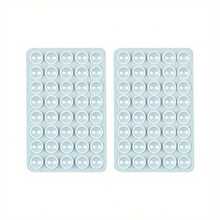 2pcs Solid Color 40pcs Double-Sided Silicone Suction Cup Phone Silicone Suction Cup Double-Sided Strong Silicone Suction Cup - Multicolor - View 18