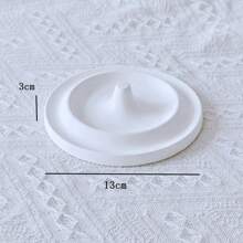 1 件珠宝戒指、手链、耳环展示托盘、多个 INS 风格石膏珠宝支架托盘、高端白色珠宝架，用于珠宝展示、家庭组织、摄影道具、节日礼物、情人节、母亲节旅行收纳整理器