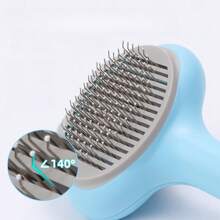 Regalo para amantes de gatos/perros y mamás de perros/gatos ama las mascotas. Peine desenredante para amantes de perros y mamás de perros. Peine de masaje para retirar el pelo suelto para amantes de gatos y mamás de gatos. Peine para gatos con limpieza de un solo botón para amantes de gatos y mamás de gatos.