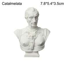 Minifiguur Beroemdheden Huisdecoratie Tekenen Oefening Gipsbeeld Beroemde Sculptuur Gipsbuste Portretten Griekse Mythologie