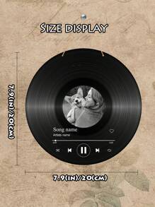 1 Peça Placa Personalizada de Disco de Vinil Acrílico Vintage - Recordação Personalizada de Música e Foto para Casais, Família ou Entes Queridos - Presente Único para Dia dos Namorados, Aniversários, Dia das Mães e Dia dos Pais, Multifuncional, Ornamental, Reutilizável, Requintada, Estilosa, de Alta Qualidade, Colorida, Moderna, Personalizada, Única, Sala de Chá, Casa, Jardim, Escritório, Para o Dia dos Namorados, Para o Dia das Mães, Para o Dia dos Pais, Para a Formatura, Para Casamentos, Para Inauguração da Casa, Acessórios Personalizados para Festas, Ambiente Acolhedor, Casa e Vida, Assombrar Sua Casa, Lembranças