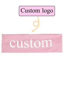 1PC Custom Solid Color Wide Headbands For Women, Cross Tie Hair Accessories For Sports, Yoga, Fashionable Girls' Turban Casual