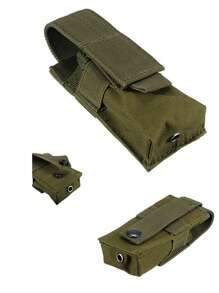 M5 Molle Flashlight Pouch, EDC Tactical Gear, Hands-Free, Lightweight, Outdoor Adventure, Small Utility Pouch, Waist Pack, Tactical Style, Outdoor Exploration, Rugged And Reliable