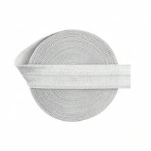Bristlegrass Elástico plegable brillante FOE de 5/8", 3/4", 1", 15mm, 20mm, 25mm, cinta de satén de spandex sólido, cinta de tela para diademas, ligas para el cabello, pulseras, ropa interior, lencería, vestidos, adorno de costura