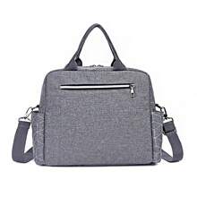 Fashion Quilted Rhombus Shoulder Mommy Bag; Large Capacity Travel Tote Crossbody Diaper Bag; High Quality Multipurpose Portable Mother & Baby Handbag