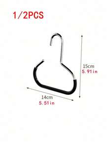 1/2/5/10pcs Random Colors Cap Storage Organizer, Dormitory Wardrobe Interior Hanging Cap Rack, Multifunctional Hat Display Holder