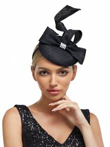 1 pieza Sombrero tipo fascinador de estilo Kentucky Derby de primavera para mujer, accesorio plegable para el cabello para boda, fiesta de té, cóctel, regreso a clases, sombreros pequeños, mini fascinador, mini sombrero de copa, mini gorra, accesorios para rave, regalos
