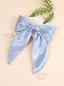1pc/3pcs White Solid Color Bows Hair Clips For Girls,Ribbon White Alligator Clips Hair Bow Clips For Girls,Fashion Hair Accessories For Girls Party Gifts