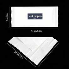 20/100/200pcs Single Sheet Airline Wipes Paper Towels Hotel Food And Beverage Takeout Disposable Hand Mouth Cleaning Wipes Small Bag Portable Household Personal Hand Wipes, Wet Wipes Independent Packaging