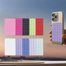 2pcs Solid Color 40pcs Double-Sided Silicone Suction Cup Phone Silicone Suction Cup Double-Sided Strong Silicone Suction Cup - Multicolor - View 3