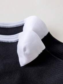 1 par de calcetines de compresión personalizados de nylon, de moda y en bloque de colores locos, para correr y deportes, de secado rápido y transpirables por encima de la rodilla, para festivales