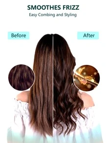 Hair brushes-EU+UK X Milania升级版卷发造型梳，采用专为卷发设计的特殊梳齿，有效打造卷发造型，减少拉扯和毛躁。这款梳子集梳理、造型工具、产品和配件于一体，是沙龙、美容院、旅行、返校和度假的必备单品。 - 彩色 - 查看 5