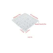 DIY Kristall Epoxidharz Formen, sortierte Größen Silikon Buchstaben Buchstaben Formen geeignet für die Herstellung von Schlüsselanhängern, Anhängern, Dekorationsartikeln, Spiegeleffekt Silikonformen