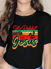 Family Trip Jamaica 2970 Summer Vacation Beach Matching T-ShirtPrinted Crew Neck T-Shirt For Women - Casual Crew Neck, Short Sleeve, Breathable 100% Cotton Top