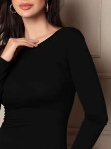 Women Dresses - Black - View 5