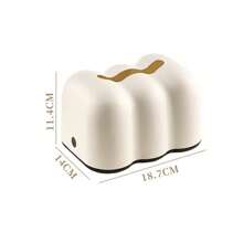 云创意纸巾盒家用卫生间吸纸盒高端奶油白色壁挂式纸巾盒纸巾盒架餐巾纸架节日家庭聚会厨房餐桌装饰家居厨房卧室客厅餐厅家居装饰配件装饰盒女士结婚礼物夏季旅游度假节日必备