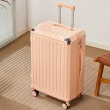 New Luggage Must-Have! 20-Inch & 24-Inch Multi-Function Design, Effortless Travel Companion - Pink - View 1