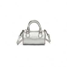 Bolso de mano con diseño de letra, mini bolso tipo almohada, bolso bandolera para niñas - A - Ver 13