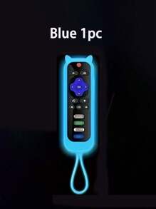 TV Remote Control Cover For Roku TV Remote/Roku Simple Remote/Roku Voice Remote (Not With Headphone Jack) For Office, Voice Remote Control Battery Cover, Glow-In-The-Dark Universal Silicone Case, Never Lose Battery Cover, Wide Compatibility, In Various Colors, Cover Can Glow In The Dark. Full Protection, Seamless - Multicolor - View 19